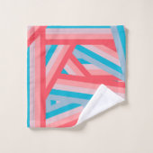 レインボーコラージュ バスタオルセット (ウォッシュタオル)