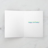 レインボーコーギ誕生日カード カード (内部)