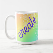 レインボーコーヒーマグの作成 コーヒーマグカップ (左)