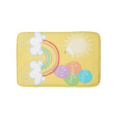 レインボーゴッド契約 | Sun Dove Oliveバルーン バスマット (正面)