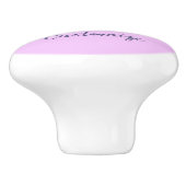 レインボーサイケデリックとユニコーンThunder_Cove セラミックノブ (側面)