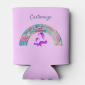 レインボーサイケデリックとユニコーンThunder_Cove 缶クーラー (裏面)