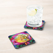 レインボーサイケデリックバラ コースター (右側)