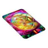 レインボーサイケデリックバラ マグネット (右側)