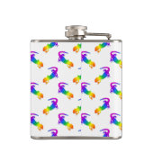 レインボーサラマンダーパターン フラスク (裏面)