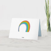 レインボーサンキューカード カード (裏面)