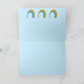 レインボーサンキューカード カード (内部)