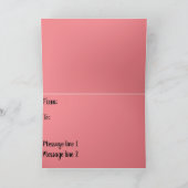 レインボーサンキューカード サンキューカード (内部)