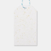 レインボーサンキューバースデーパーティー好意ギフトラベル ギフトタグ (裏面)