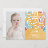 レインボーサンシャインのまわりにファーストトリップThe Sun Photo 招待状 (正面)
