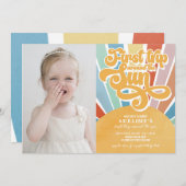 レインボーサンシャインのまわりにファーストトリップThe Sun Photo 招待状 (正面/裏面)