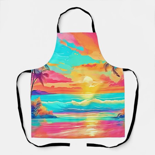 レインボーサンセットビーチ エプロン (正面)