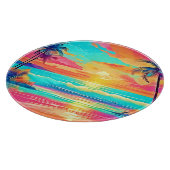 レインボーサンセットビーチ カッティングボード (角)