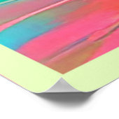 レインボーサンセットビーチ ポスター (角)