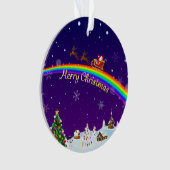 レインボーサンタクロース オーナメント (正面)