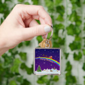 レインボーサンタクロース キーホルダー (手)