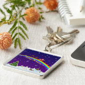 レインボーサンタクロース キーホルダー (側面)