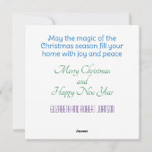 レインボーサンタクロース シーズンカード (裏面)