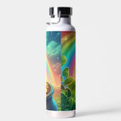 レインボーサンパトリックの日のクローバー ウォーターボトル (右面)