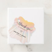 *~*レインボーサンビームハートサンキューズ結婚サンキュー フェイバータグ (インサイチュ)