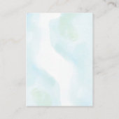 レインボーサンブルーの本ベビーリクエストカード エンクロージャーカード (裏面)