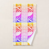 レインボーサンライズ バスタオルセット (ハンドタオル)