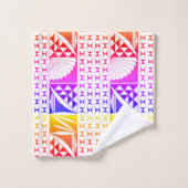 レインボーサンライズ バスタオルセット (ウォッシュタオル)