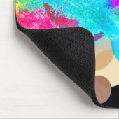 レインボーサークルとチョークダスト マウスパッド (コーナー)