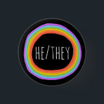 レインボーサークルカラフルを黒と発音 缶バッジ<br><div class="desc">飾このボタンでカッコいいの服装。ギフト素晴らしを!そこカスタマイズで文字も追加。私の店にもっと色や柄をチェックしなさい!お前ももし何か欲しいカスタムって。</div>