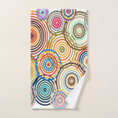 レインボーサークルタオル バスタオルセット (ハンドタオル)