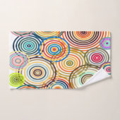 レインボーサークルタオル バスタオルセット (ハンドタオル)