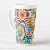 レインボーサークル カフェラテマグ (左アングル)