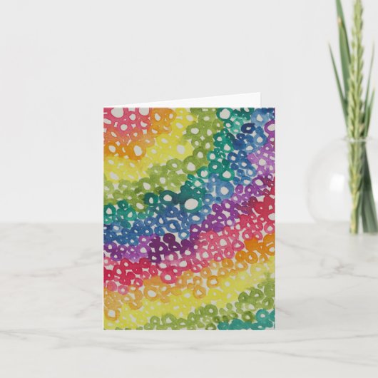 レインボーサークル サンキューカード (正面)