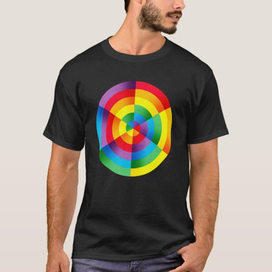 レインボーサークル Tシャツ (正面)