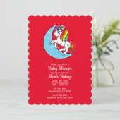 レインボーシアルブルームーン&スターズユニコーン 招待状 (スタンド正面)