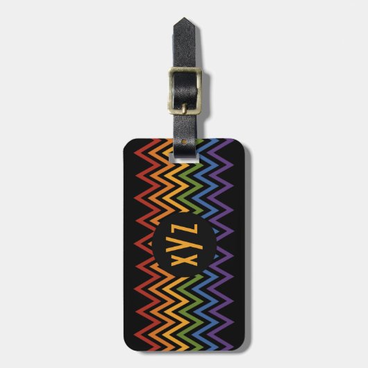 レインボーシェフカスタムロンの荷札 ラゲッジタグ (正面縦)