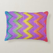 レインボーシェブロンバイシャーリーテイラー アクセントクッション (裏面)