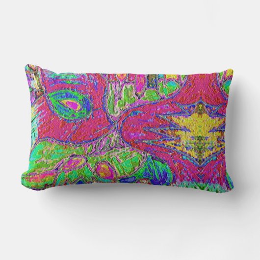 レインボーシェルバート ランバークッション (正面)