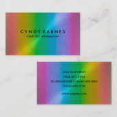 レインボーシェンビジネスカード 名刺 (正面/裏面)