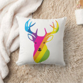 レインボーシカ クッション (ブランケット)