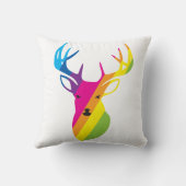 レインボーシカ クッション (裏面)