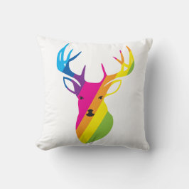 レインボーシカ クッション