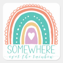 レインボーシックモダンの上カラフルか