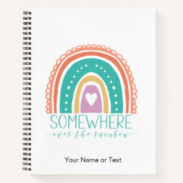 レインボーシックモダンの上カラフルか ノートブック