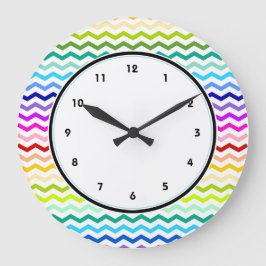 レインボーシブロン ラージ壁時計