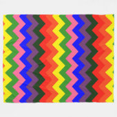 レインボーシボランケット フリースブランケット (正面(横))