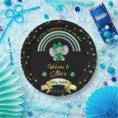 レインボーシャムロックエレファントセントパトリック赤ちゃんシャワーP ペーパープレート (パーティー)