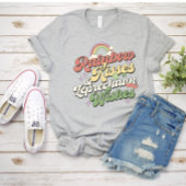 レインボーシャムロックセントパトリックのデイウィメンズTシャツ Tシャツ