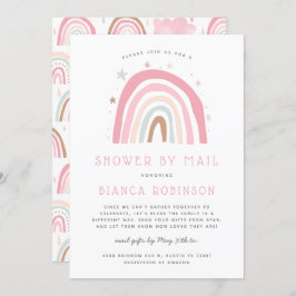 レインボーシャワーバイメール赤ちゃんシャワー 招待状