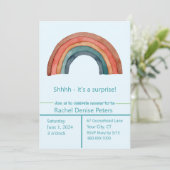 レインボーシャワー招待状 招待状 (スタンド正面)